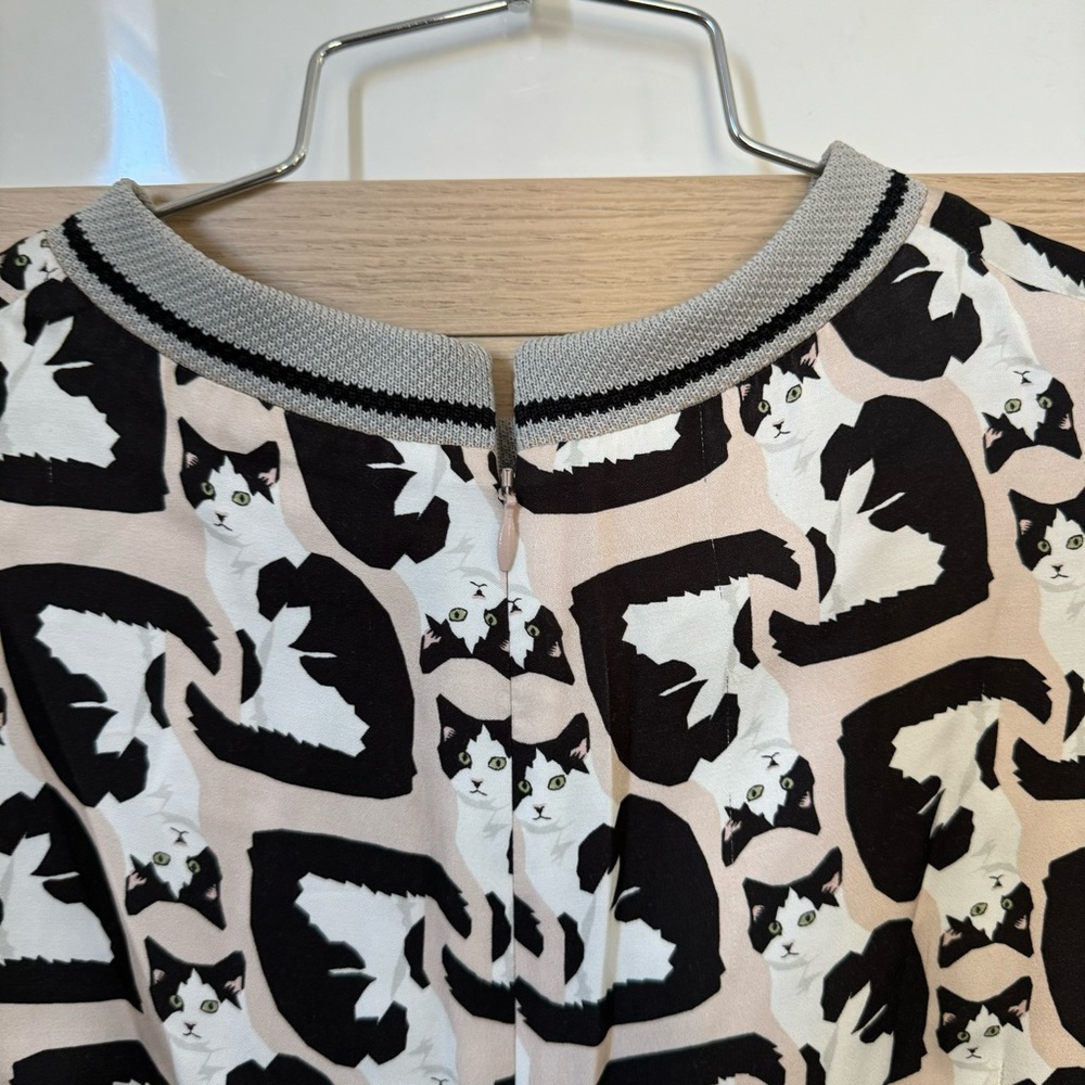 Paul & Joe Sister Bambina Cat Print Dress - Picture 12 of 14